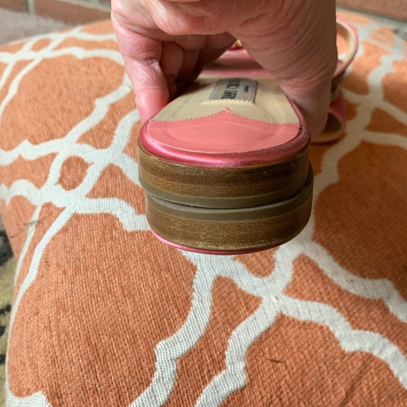 SOLD Jimmy Choo pink crystal flower slides - Picture 9 of 12